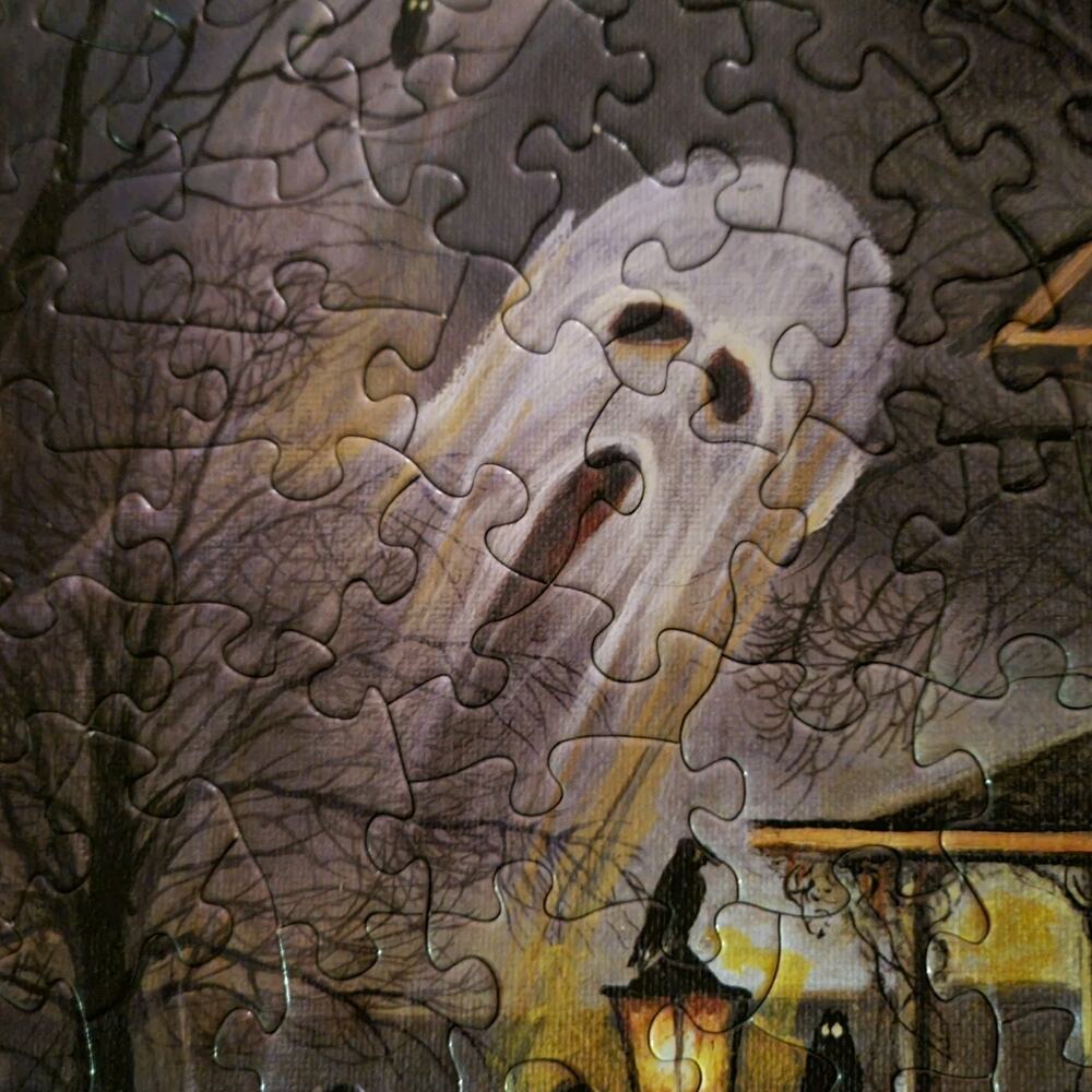 Bits And Pieces Haunted Haven Large Format 300 Pieces Puzzle Complete - Picture 5 of 11
